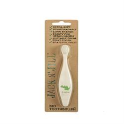 Jack N Jill | Bio Toothbrush (TM) Compostable & Biodegradable Handle Dino | 1brush