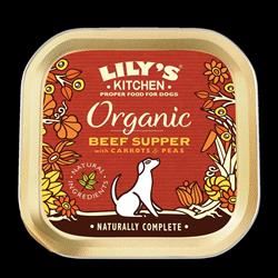 Lilys Kitchen |  Organic Beef Supper for Dogs 150g | 150g