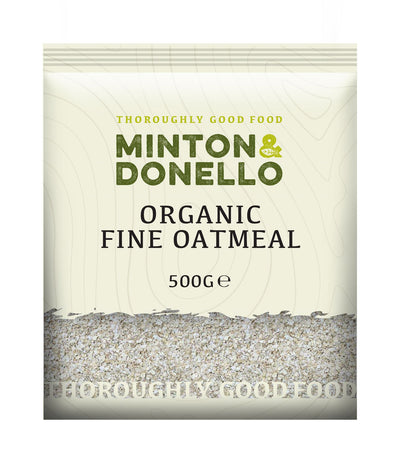 Minton & Donello | Organic Fine Oatmeal | 500g