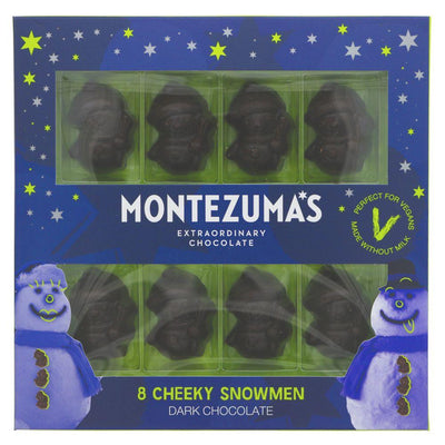 Montezuma's | Dark Chocolate Solid Snowmen | 110g