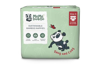 Mama Bamboo | Eco Nappies - Size 4 (Large) | 26pc