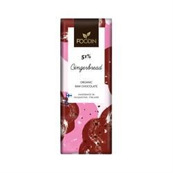 Foodin | Organic Raw Chocolate Gingerbread 51% | 40g