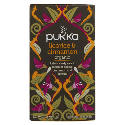 Pukka | Liquorice & Cinnamon - cardamom, chicory, cinnamon | 20 bags