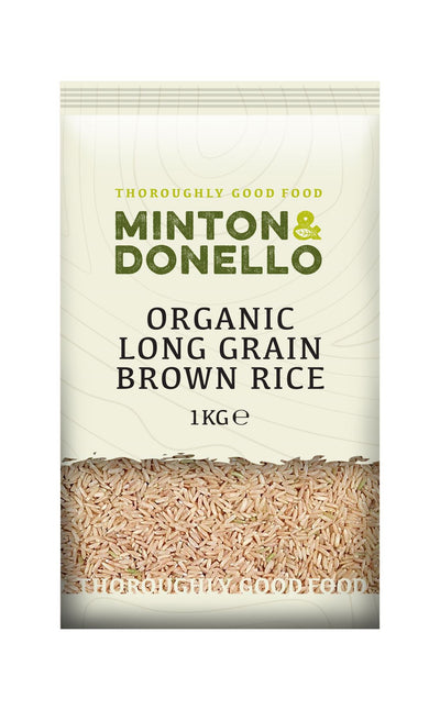 Minton & Donello | Organic Long Grain Brown Rice | 1000g