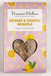 Primroses Kitchen | Orange & Cashew Granola 400g | 400g