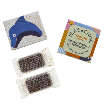 Playin Choc | Endangered Animal Surprise - 20g chocolate & toy | 1