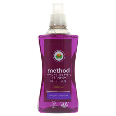 Concentrated laundry liquid with smartclean tech & 5 natural enzymes to fight stains & odors. 98% biodegradable & vegan.