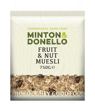 Minton & Donello | Fruit & Nut Muesli | 750g