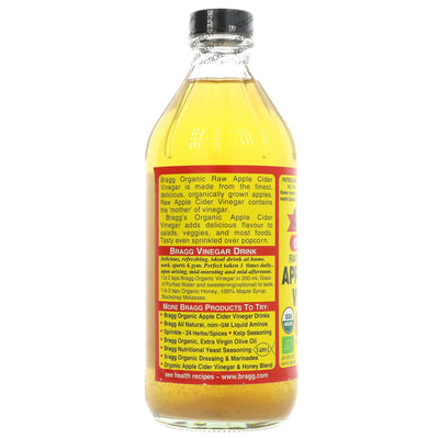 Braggs | Apple Cider Vinegar W/mother | 473Ml