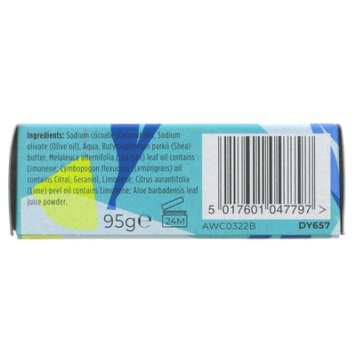 Alter/Native | All-In-One - Earthbound Bar - With tea tree lime & lemongrass | 95g