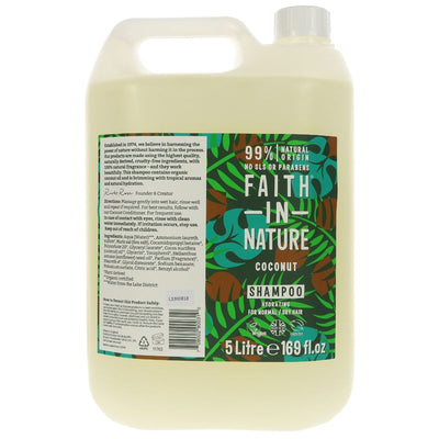 Faith In Nature | Shampoo - Coconut | 5L