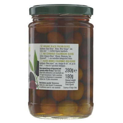 Biona | Black Olives in Brine | 280g