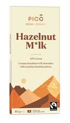 Pico | Pico Organic Hazelnut M*lk Chocolate Bar | 80g