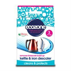 Ecozone | Kettle & Iron Descaler 60g 3 sachets | 60g