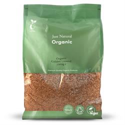 Just Natural Organic | Organic Golden Linseed 1000g | 1000g