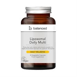 Balanced | Liposomal Daily Multi 30 Veggie Caps - Reusable Bottle | 30 capsule