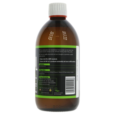 Natures Aid | Natures Aid 100% Pure Mct Oil | 500ml