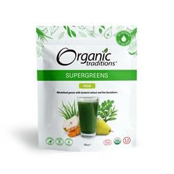 Organic Traditions | Organic Super Greens with Pear 100g | 100g