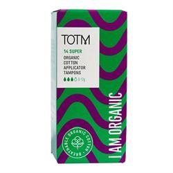 TOTM | TOTM Organic Tampons - App Super 14 Per Box Case of 10 | 72g