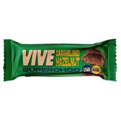 Vive | Superchoc Caramelised Hazelnut- Plant Based Chocolate Bar - 40g | 40g