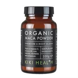 KIKI Health |  Organic Premium 4 Root Maca Powder 100g | 100g