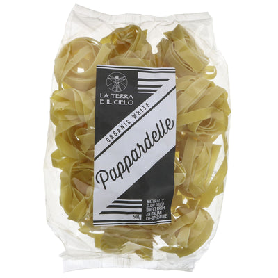 La Terra E Il Cielo | White Pappardelle Nest | 500G