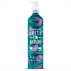 Faith in Nature | Lavender & Geranium Body Wash - 500ml Metal | 500ml