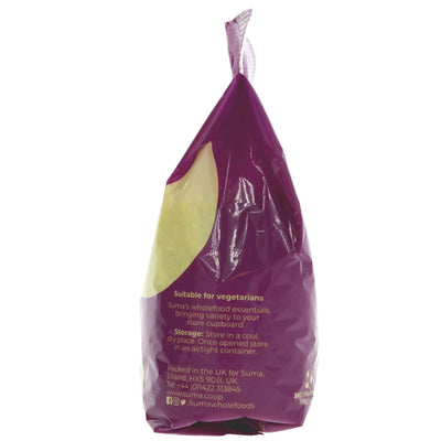 Suma's Pearl Couscous is a vegan-friendly and versatile 100% durum wheat grain, perfect for salads or as a main course.