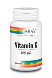 Solaray | Vitamin K 100mcg 60 Tablets | 60 tablet