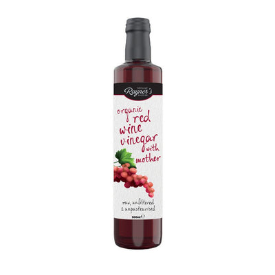 Rayner's | Organic Raw Red Wine Vinegar with Mother | 500ml