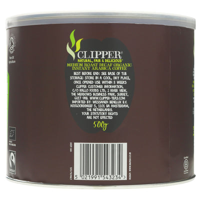 Clipper | Instant Organic Decaff | 500G