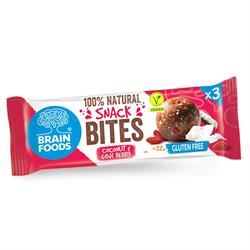 Brain Foods | Snack Bites - Coconut and Goji Berry 48g | 48g