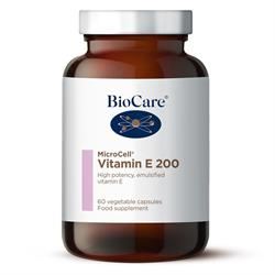 Biocare | MicroCell Vitamin E 200i.u. (natural Source) 60 caps | 60vegicaps