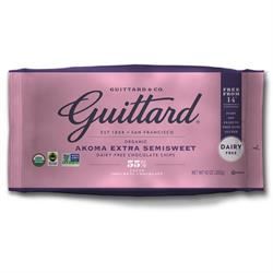 Guittard | Guittard 'Akoma' Organic Chocolate Baking Chips. Allergen free. | 283g