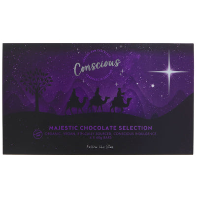 Conscious Chocolate | Chocolate Selection Box | 240g