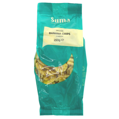 Suma | Banana Chips - Organic - Whole, Honey Dipped | 250g