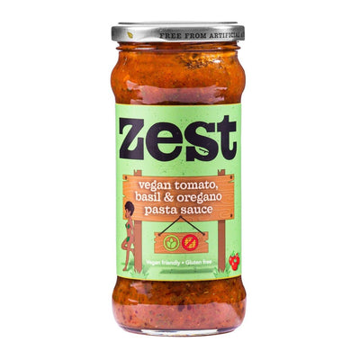 Zest | Tomato, Basil & Oregano Pasta Sauce | 340G