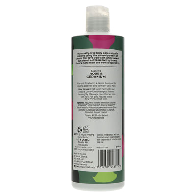 Alter/Native | Conditioner - Rose & Geranium - Damaged/coloured hair | 400ml