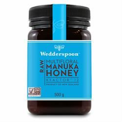 Wedderspoon | 100% RAW Manuka Honey KFactor 12 500g | 500g