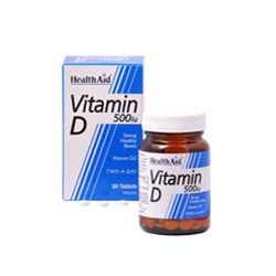 HealthAid | Vitamin D 500iu - 60 Tablets | 60 tablet