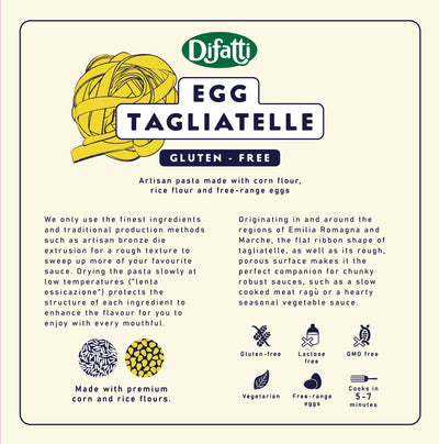 Difatti | Gluten Free Egg Tagliatelle | 250G