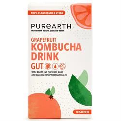 Purearth | Purearth Gut Kombucha Drink Powder 10x5g sachets Vegan Low-Cal Su | 1 box