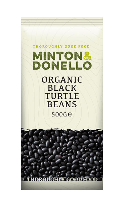 Minton & Donello | Organic Black Turtle Beans | 500g