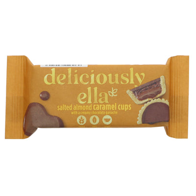 Vegan Salted Caramel Cup, gluten-free and made in the UK – a sweet treat that's a natural source of fibre.