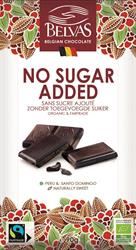 Belvas | Tablet No Sugar Added Chocolate Bar Organic GF and Vegan 90g | 90g