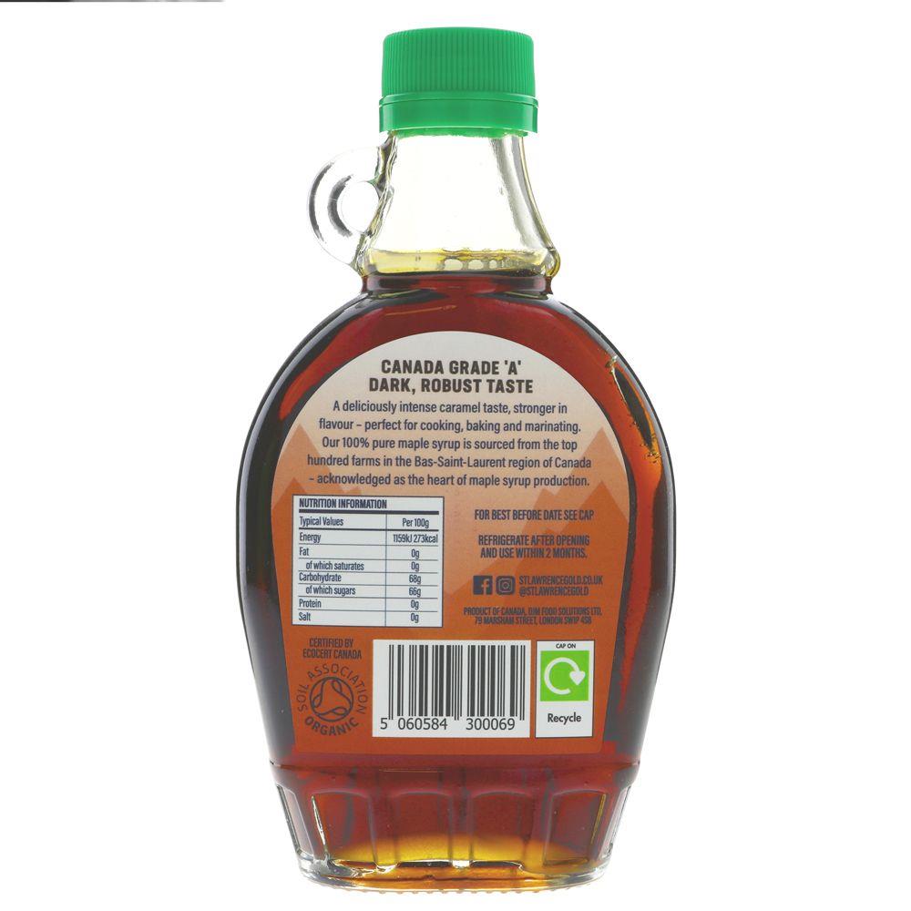 St Lawrence Gold | Og Maple Syrup Grade A Dark | 330G