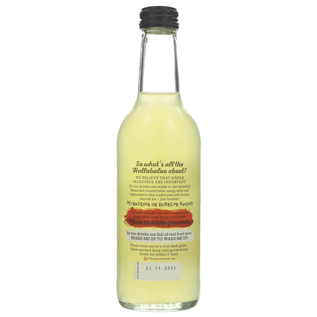 Gluten-free & vegan ginger beer by Hullabaloos Drinks. Refreshing & flavorful, perfect for any occasion.