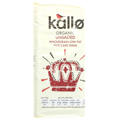 Kallo Organic Rice Cakes - No Salt & Gluten-Free. Perfect for guilt-free snacking any time of day!