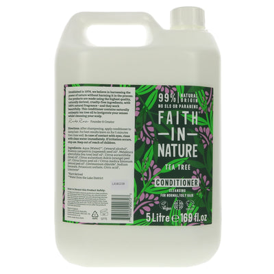 Faith In Nature | Tea Tree Conditioner | 5Ltr