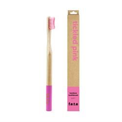 From Earth to Earth | Bamboo Toothbrush Tickled Pink - Pink Soft 1 Unit | 17g